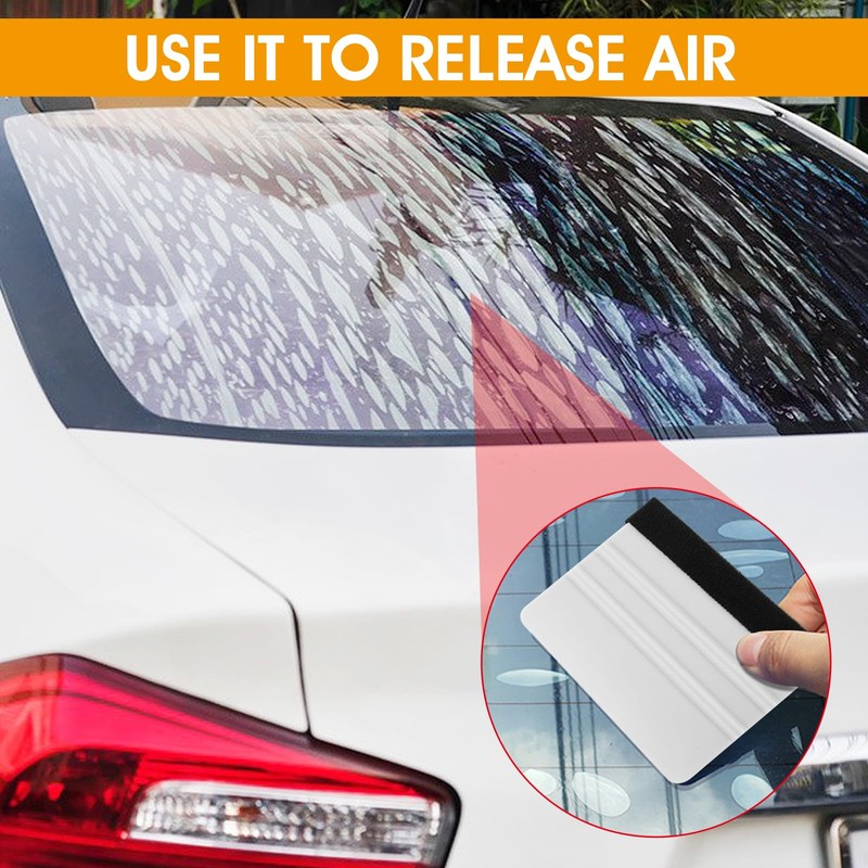 2Pcs Vinyl Squeegee Tool Felt Edge Squeegee Decal Squeegees Remove