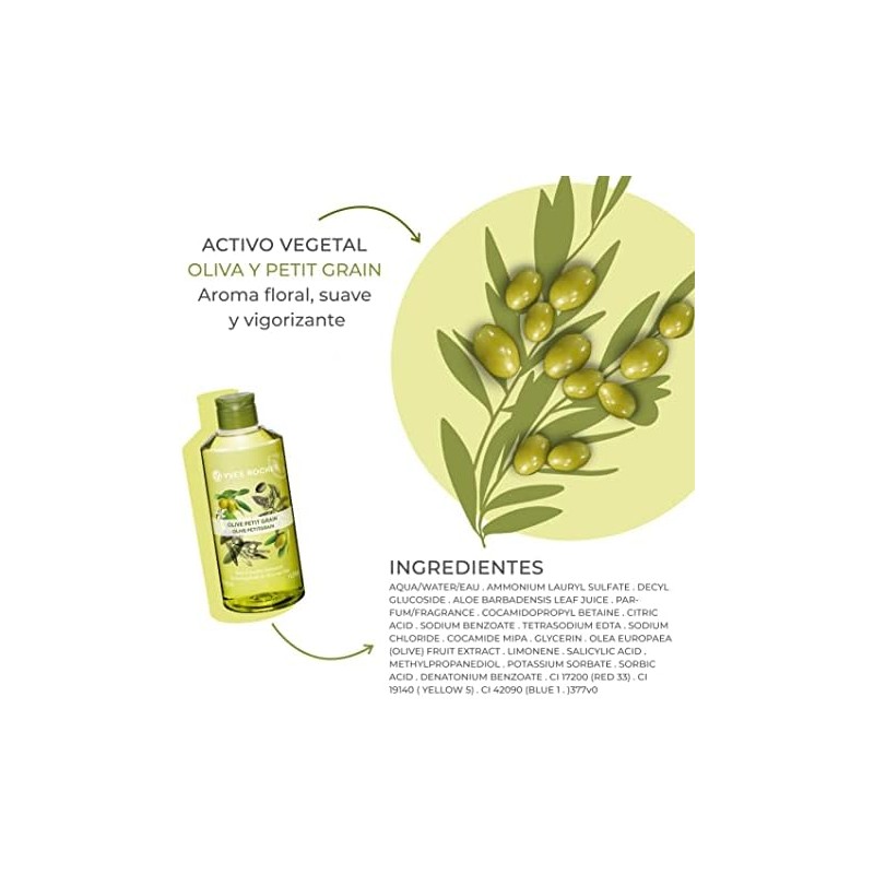 Yves Rocher Gel de ducha corporal oliva & flor de