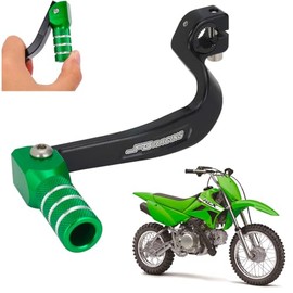 Power Parts Shifter Gear Folding Shift Lever for Kawasaki KLX110 2010-2024 & KLX110L 2010-2024 Dirt Pit Bike | Replaces OEM Part 13156-0144