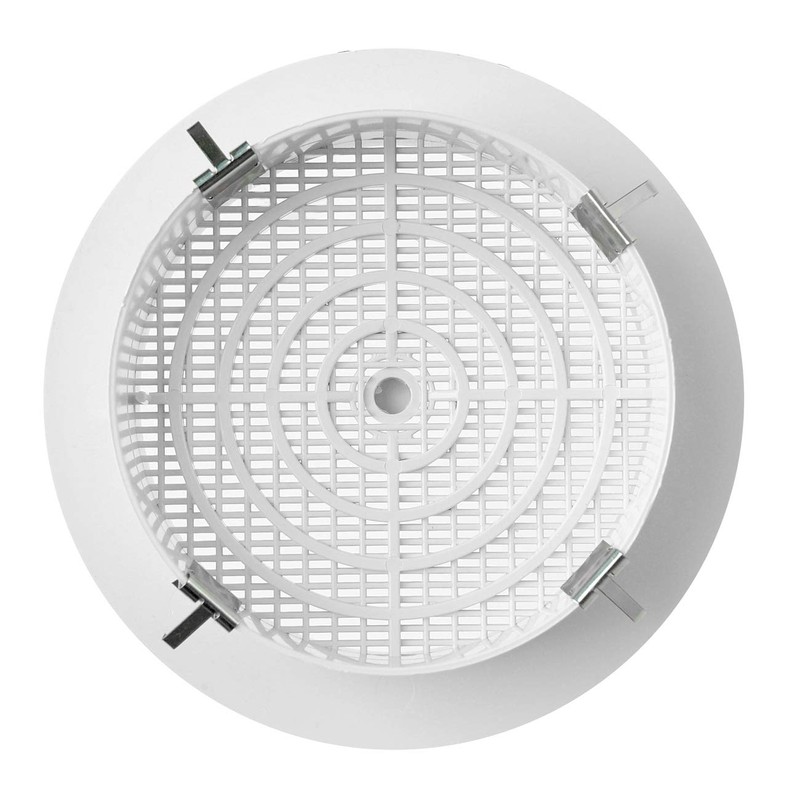 First Plast Mesh Round Hat encastr. with Fly Screen D.125