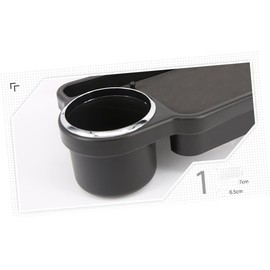 Soporte para Auto Asiento Trasero Mesa Porta Vasos y Comida Organizador Multifuncional para Botellas y Accesorios Negro