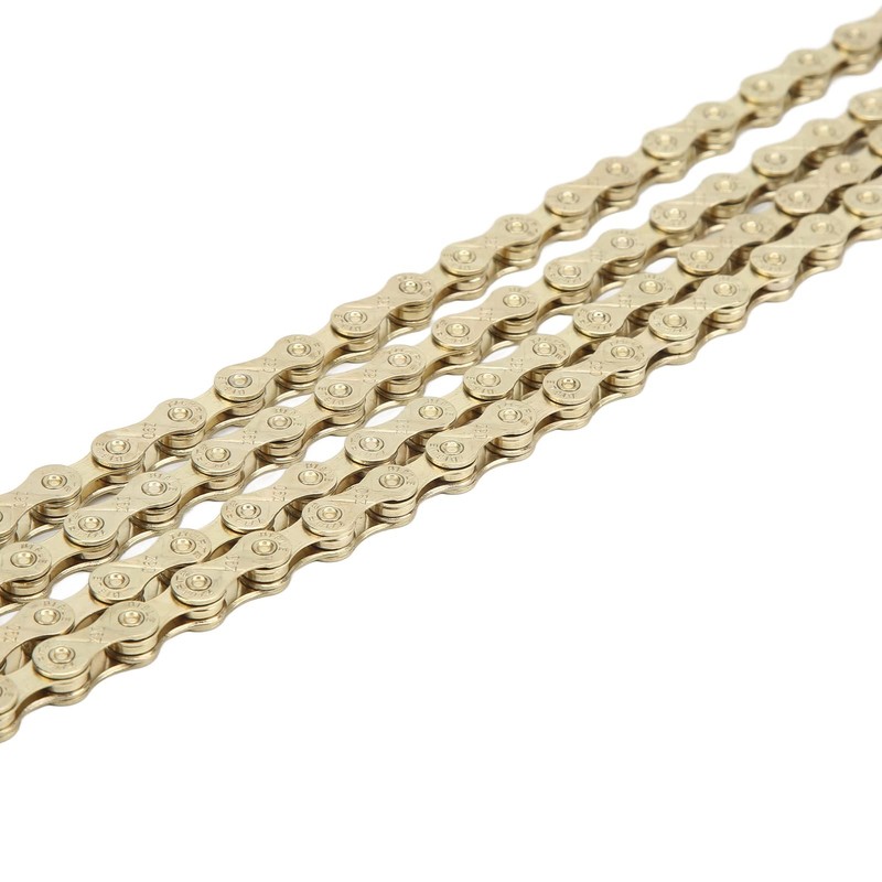 9 Speed Bicycle Chain, Double Bridge Design Mountain Bicycle Chain,