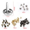 Wanfoou Bag Feet, Pack of 120 Bags Rivets Leather Rivets