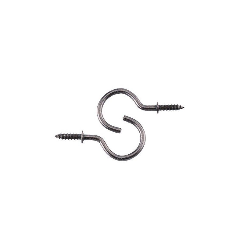 Antique Brass 32MM Small Shouldered Cup Hooks For Hanging Coffee