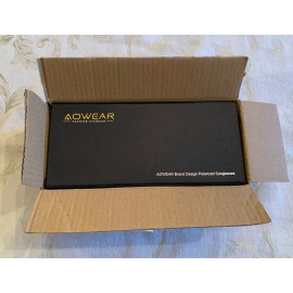 AOWEAR Fashion Eyewear Polarized Sunglasses with Case and Lens Cloth