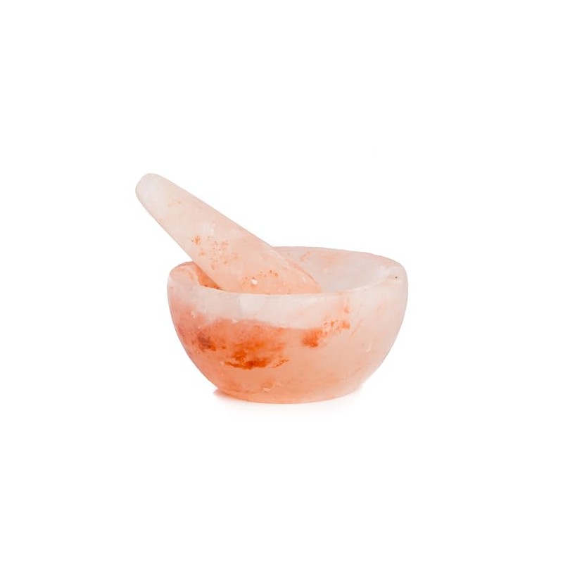 Himalayan Salt Mortar and Pestle Set with a 1 Year