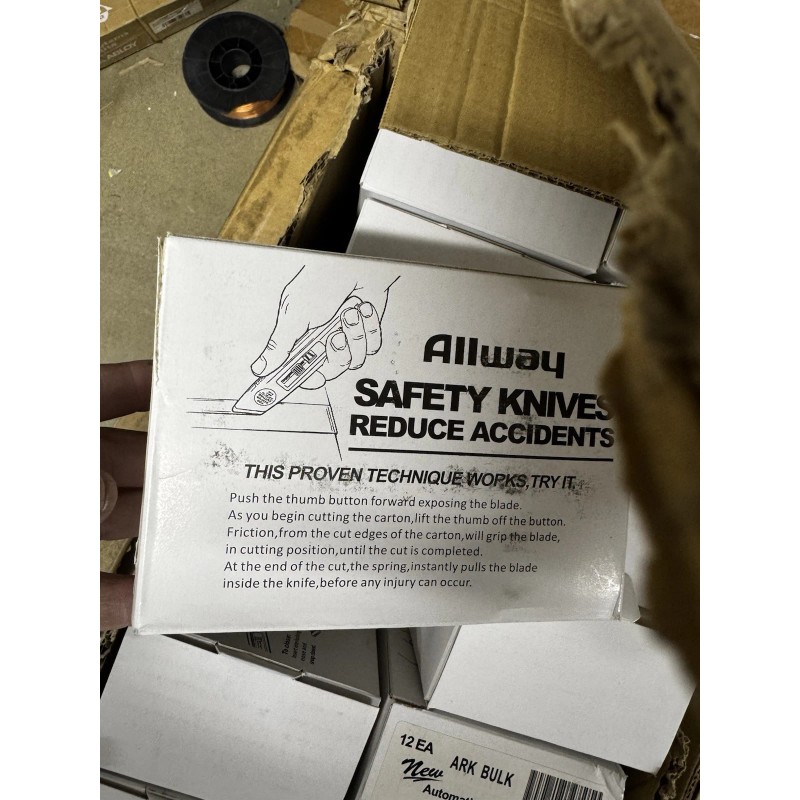 Allway Utility Knife Allway Tools Self Retracting Safety Knife 12
