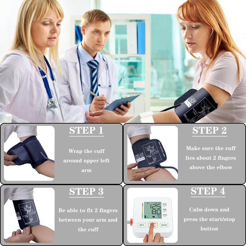 Extra Large Blood Pressure Cuff Compatible with/for Omron 9”-21” Inches,