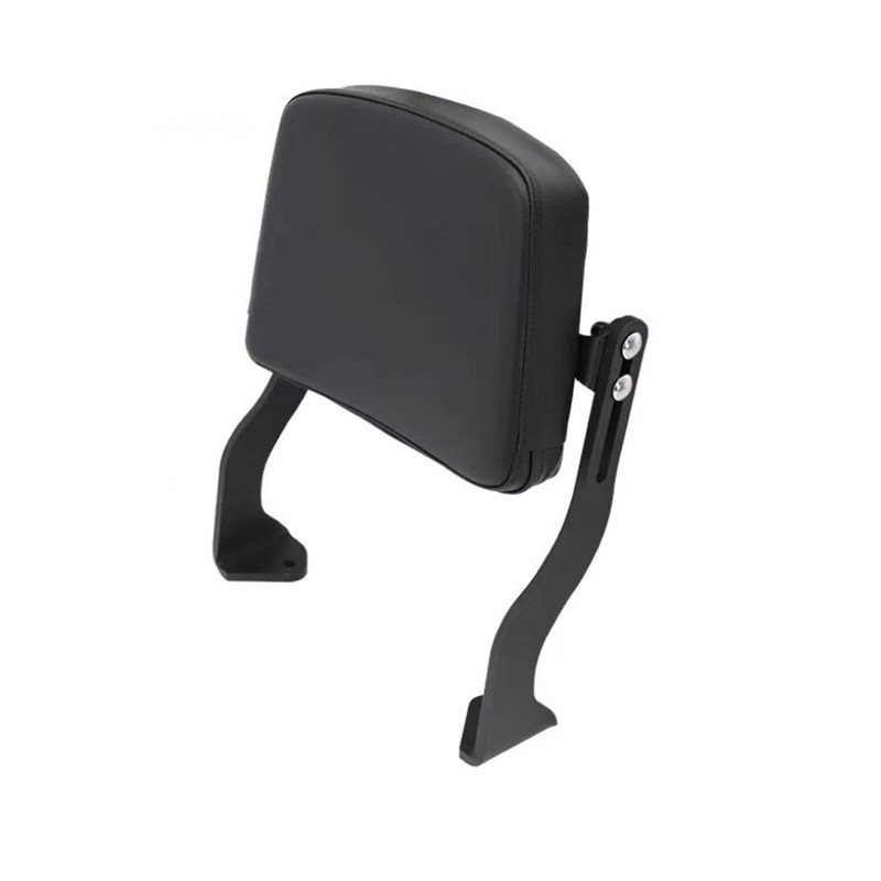 Motorcycle Passenger Backrest Sissy Bar Pad Adjustable Rear Cushion for