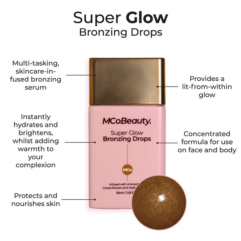 MCOBEAUTY SUPER GLOW BRONZING DROPS, #MCH414 MCOBEAUTY