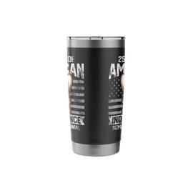 American Independence 250 Years Corgi Dog USA Patriotic Stainless Steel Insulated Tumbler