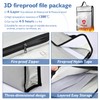 Fireproof Document Bag, 1200°C Document Bag, Waterproof, 38 x 32