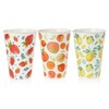 com-four® 12 x Reusable Drinking Cups for Party, Garden, Camping,