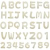 12 Inch Unique Wooden Letters for Wall Decor, Unfinished Wooden