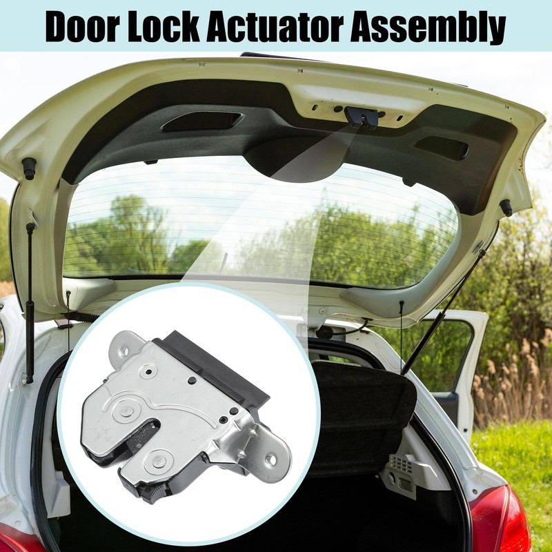 X AUTOHAUX Rear Tailgate Boot Lock Latch for Fiat 500