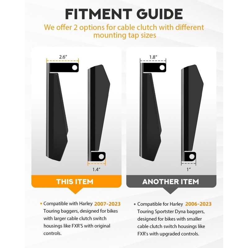 PBYMT Gloss Black Coffin Cut Handguards Hand Guards Compatible for
