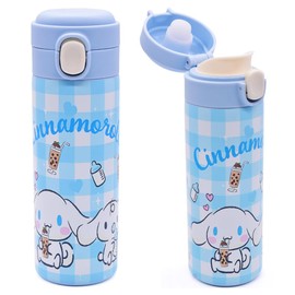 YCVBCY Cinnamor Children's Stainless Steel Water Bottle, Stainless Steel Insulated Thermos Flask, Anime Insulated Water Bottle for Children, Reusable Metal Vacuum Insulated Water Bottles 2