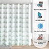 Trimming Shop Shower Curtain Polyester Fabric Bathroom Curtain With 12