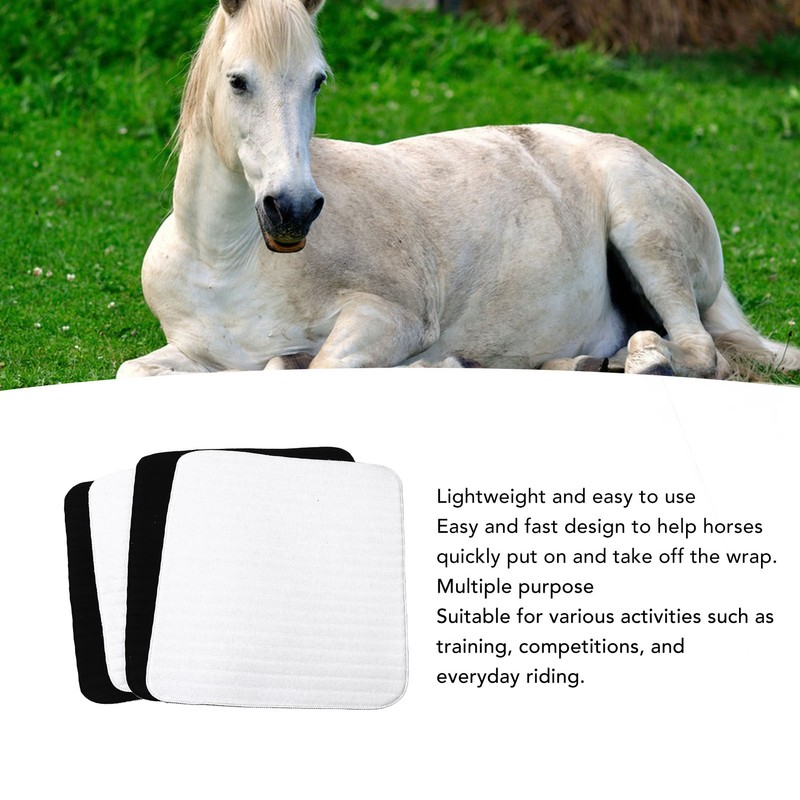 4pcs Horse Fly Leggings Breaathable Abrasion Resistant Horse Leg Wrap