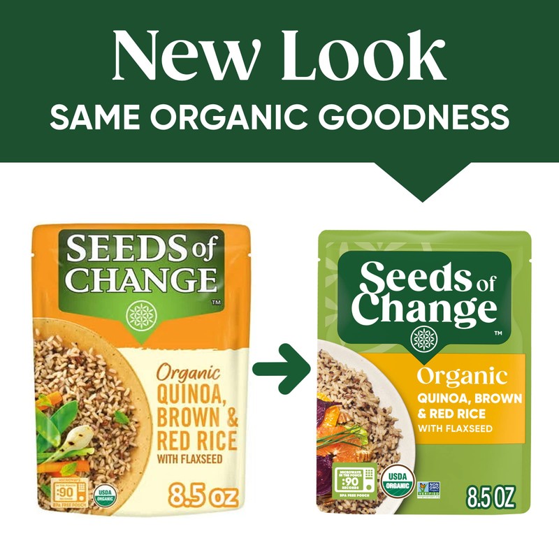 SEEDS OF CHANGE Organic Quinoa, Brown & Red Rice with