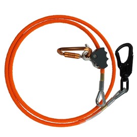 ProClimb Flip Line Kit with Better Grab Adjuster & Aluminum Swivel - 5/8 inch x 8 feet Great As Arborist Equipment Or Chainsaw Lanyard Works