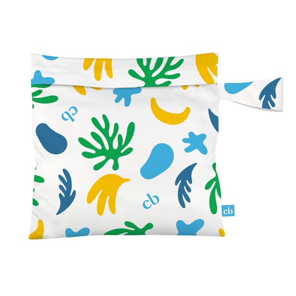 CHARLIE BANANA Waterproof and Washable Reusable Tote Bag for Diapers