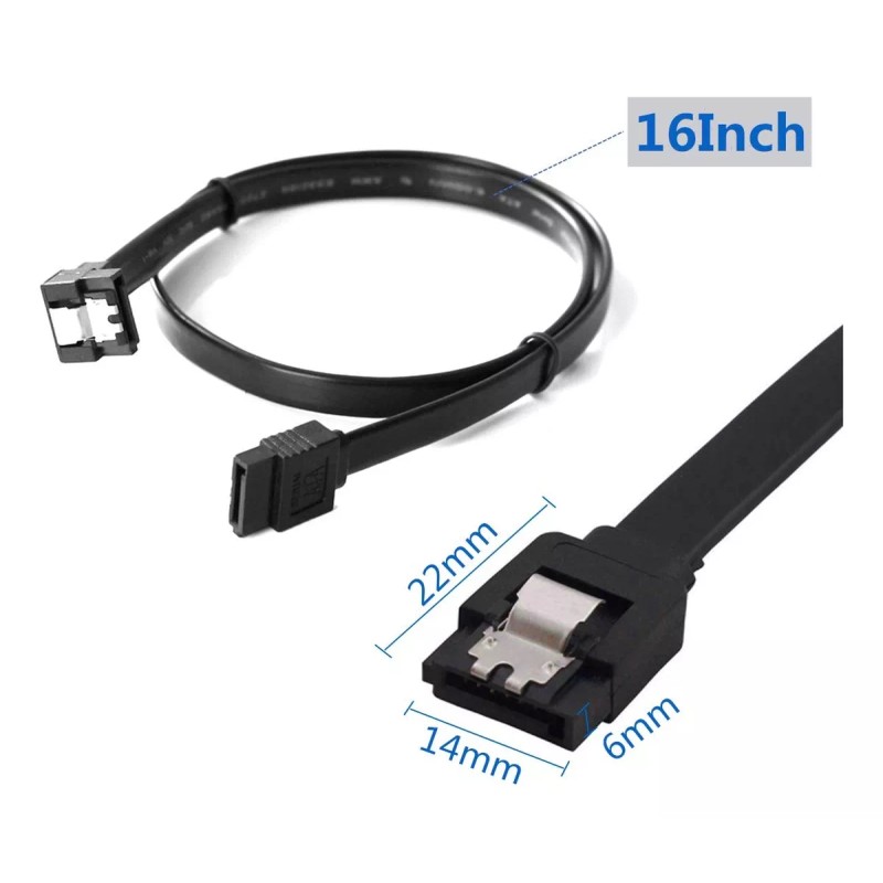 Meiso 6 Cables Sata 3 6gb/s: 1 En Forma De