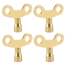 4 PCS Radiator Key, Radiator Bleed Key, Easy to Handle Radiator Key Bleed Key UK with Square Opening for Optimizing Heating Systems, Universal Fit Bleed Key Radiator for Valve Air Venting