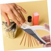 OHPHCALL Nail Tip Cutter Professional Nail Scissors U-shape for Anti-slip
