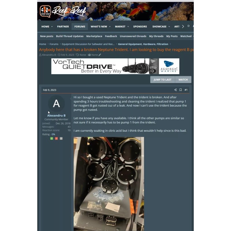 NEPTUNE APEX TRIDENT PINCH VALVE SOLENOID