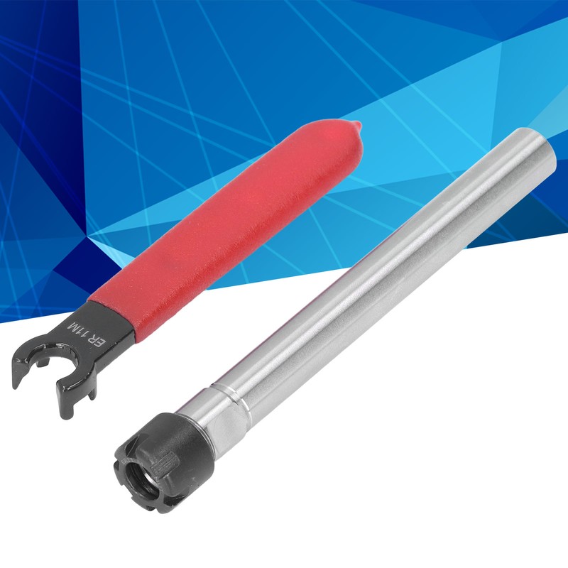Collet Chuck Holder Straight Long CNC Milling Extension Rod 1‑7mm