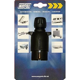 Maypole 021 7-Pin Plug , Black