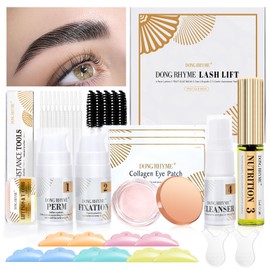 2024 Upgraded Lash Lift Kit, Eyelash Permimg Kit with Glue Balm Eyelash Lifting Professional Instant Lash Lifting Curling Semi-Permanent Eyelash Wave for 5~8 Weeks
