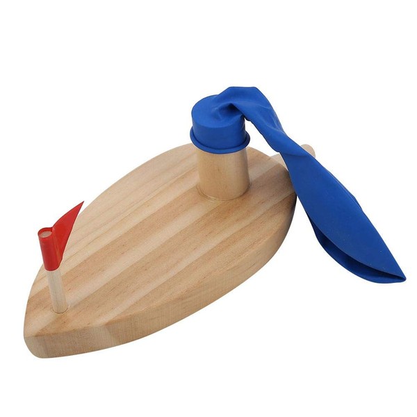 VGEBY Wooden Boat Toy, Interesting High Quality Environmentally Friendly Odourless Wooden Toy for Baby Bathing