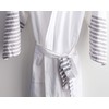 Kimpton Style Striped Turkish Robe - One Size Fits Most