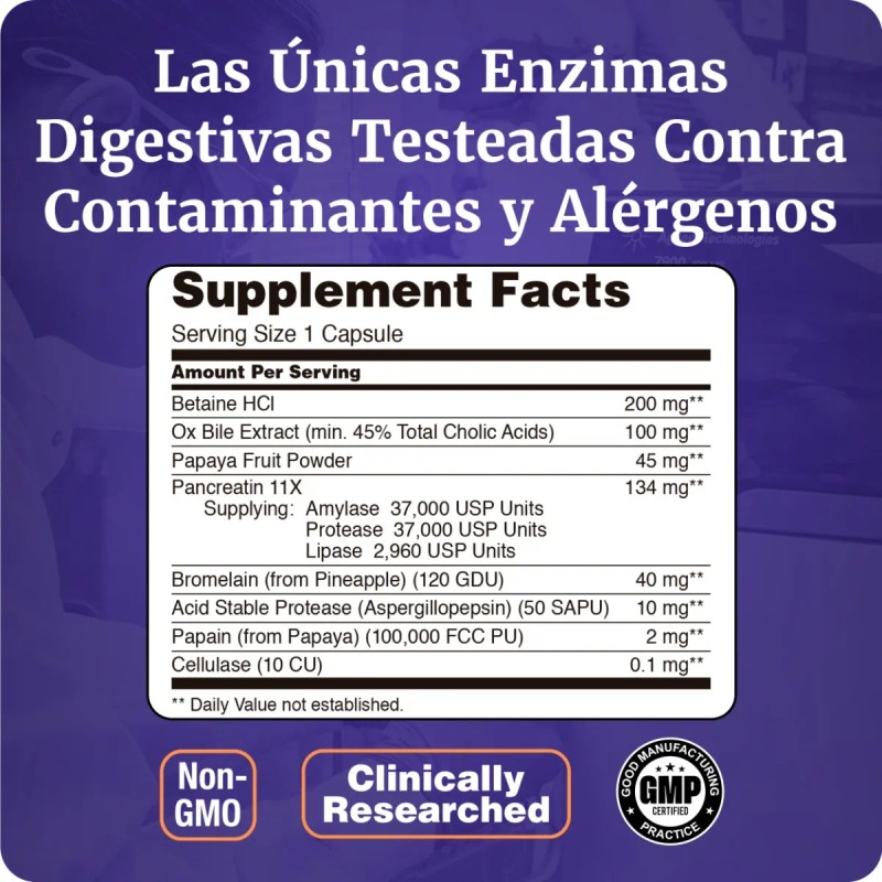 Kit Now | Enzimas Digestivas + Berberina + Inulina De