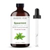 Majestic Pure Spearmint Essential Oil with Glass Dropper - Huge