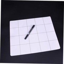 jojofuny 2pcs 1 Set Whiteout Convenient Magnetic Pro Mat Large Size Magnetic Mat Professional Mat The White Magnetic Repair Pad Small Parts Cell Phone Work Memory Pad