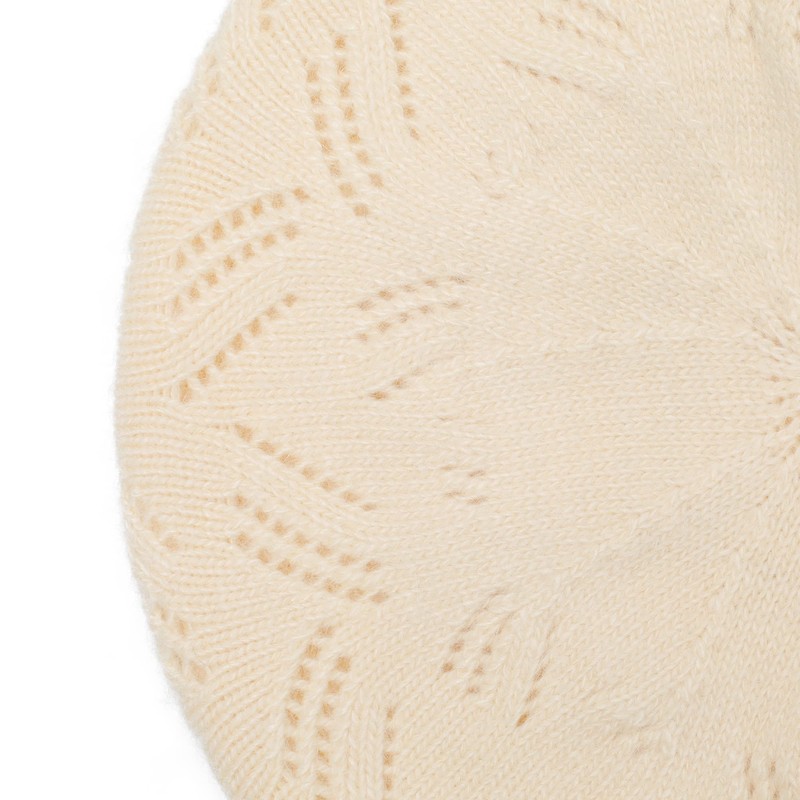 ZLYC French Beret Hat Reversible Solid Color Cashmere Warm Hat