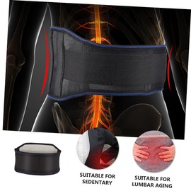 ORFOFE 1pc Self-heating Lumbar Support Belt Warm Waistband for Self-heating Belly Band for Sedentary Comfort Lightweight and Skin-friendly Design