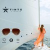 TINTS Eyewear Polarized Aviator Sunglasses Lightweight, UV400 Protection, Flexible Nose