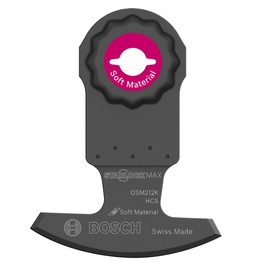 BOSCH OSM212K 2-1/2 in. StarlockMax Oscillating Multi Tool Soft Materials High-Carbon Steel Knife Segmented Blade for Extreme-Duty Applications Removing Sealants, Cutting Carpet, Cardboard, Shingles