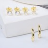ASH'S CHOICE 12 Pairs Multipack Earrings Silver 925 Hoop Earrings