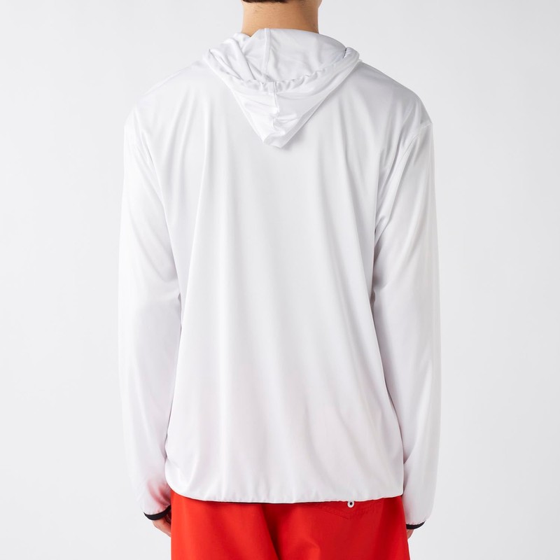 Ocean Pacific 515460 Men's Rash Guard UV Protection Hoodie, Plain,