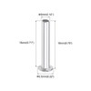 sourcing map 100 Pcs 3mm x 18mm Aluminum Flat Head