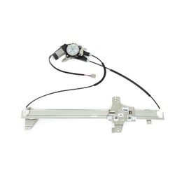 cciyu Power Window Lift Regulator with Motor Assembly Front Left Drivers Side Replacement fit for 1992-2014 For Ford E150 E250 E350 1C2Z 1523201-AA 9C2Z1523201A