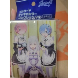 Bushiroad Deck Holder V2 Vol.93 Re:ZERO -Starting Life in Another World- Emilia, Rem, Ram