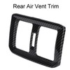 Rear Air Conditoner Outlet Vent Cover Panel Trim Carbon Fiber