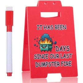 Dumpster Fire Desk Accessories Sign