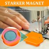 Pack of 4 Magnetic Seam Guide for Sewing Machine, Magnetic